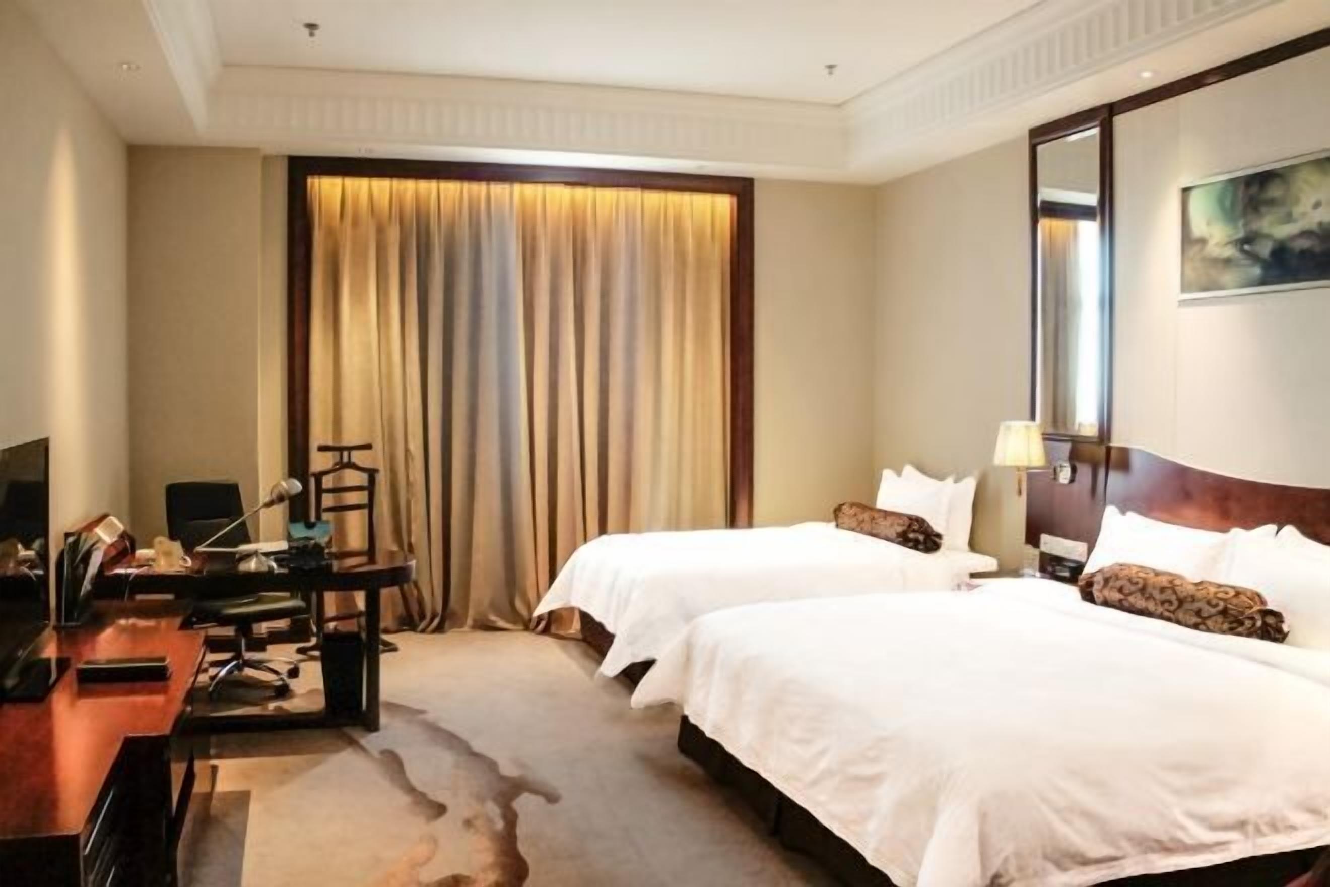 Minibar, in-room safe, desk, blackout curtains