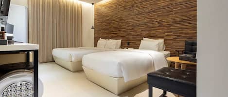 Twin Room | 1 bedroom, premium bedding, desk, laptop workspace