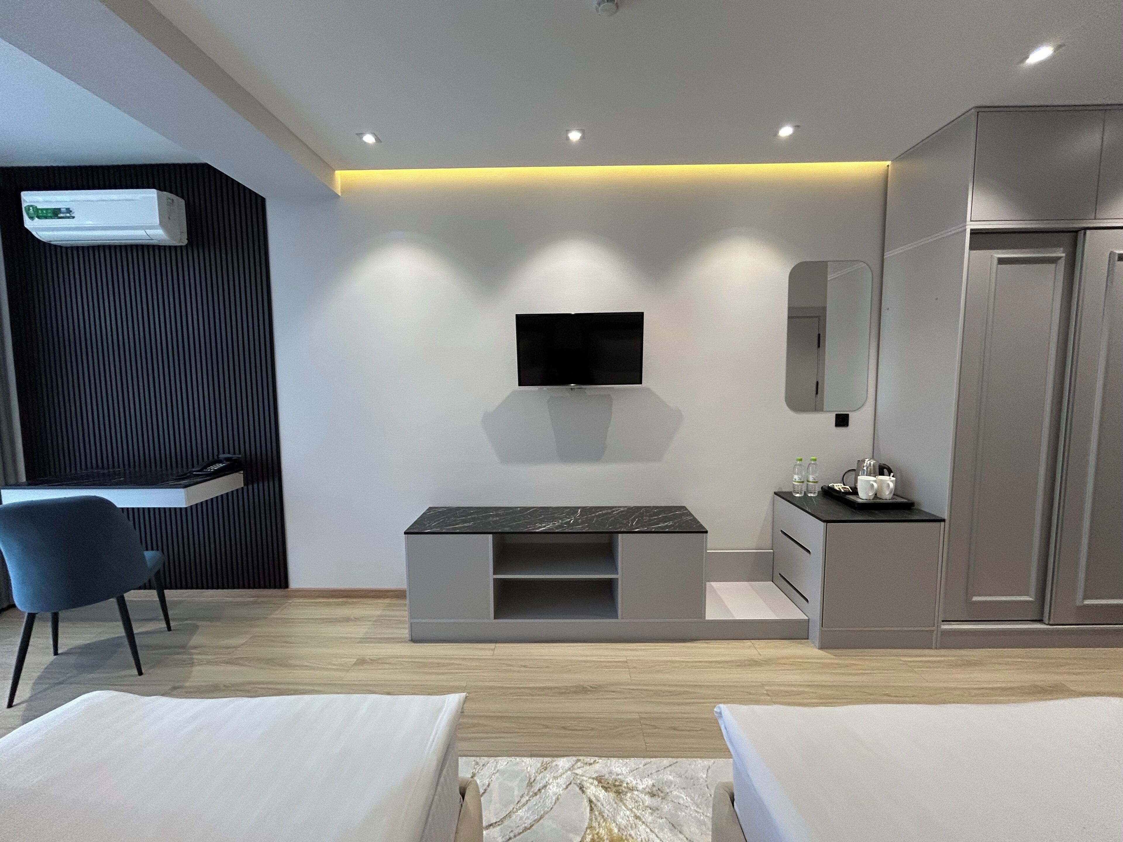 Quarto duplo superior | Roupas de cama antialérgicas, individualmente decorados