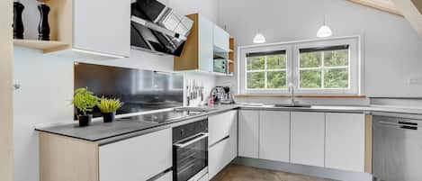 Kühlschrank, Herdplatte, Geschirrspüler