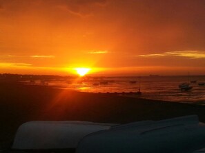 Vue sur la plage/l’océan