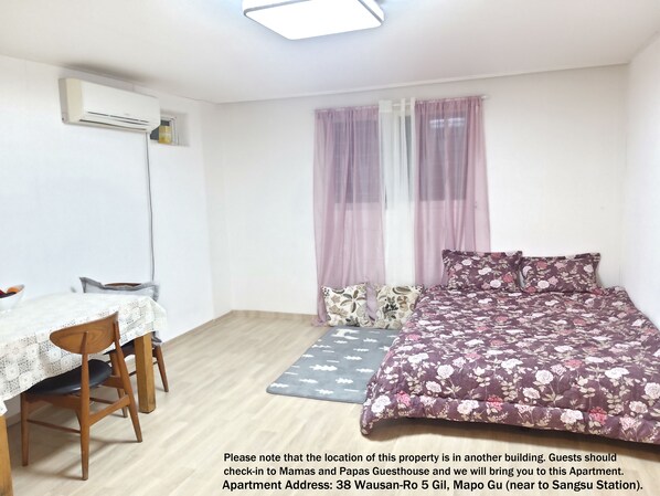 Classic Studio, 1 Queen Bed | Premium bedding, desk - MAMA PAPA Apartment (Seoul)