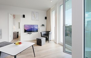 Fernseher, Kamin