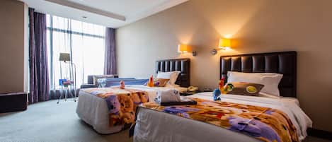 Minibar, in-room safe, desk, blackout drapes
