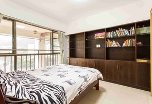 Deluxe-Apartment | 4 Schlafzimmer, Schreibtisch, Verdunkelungsvorhänge, kostenloses WLAN