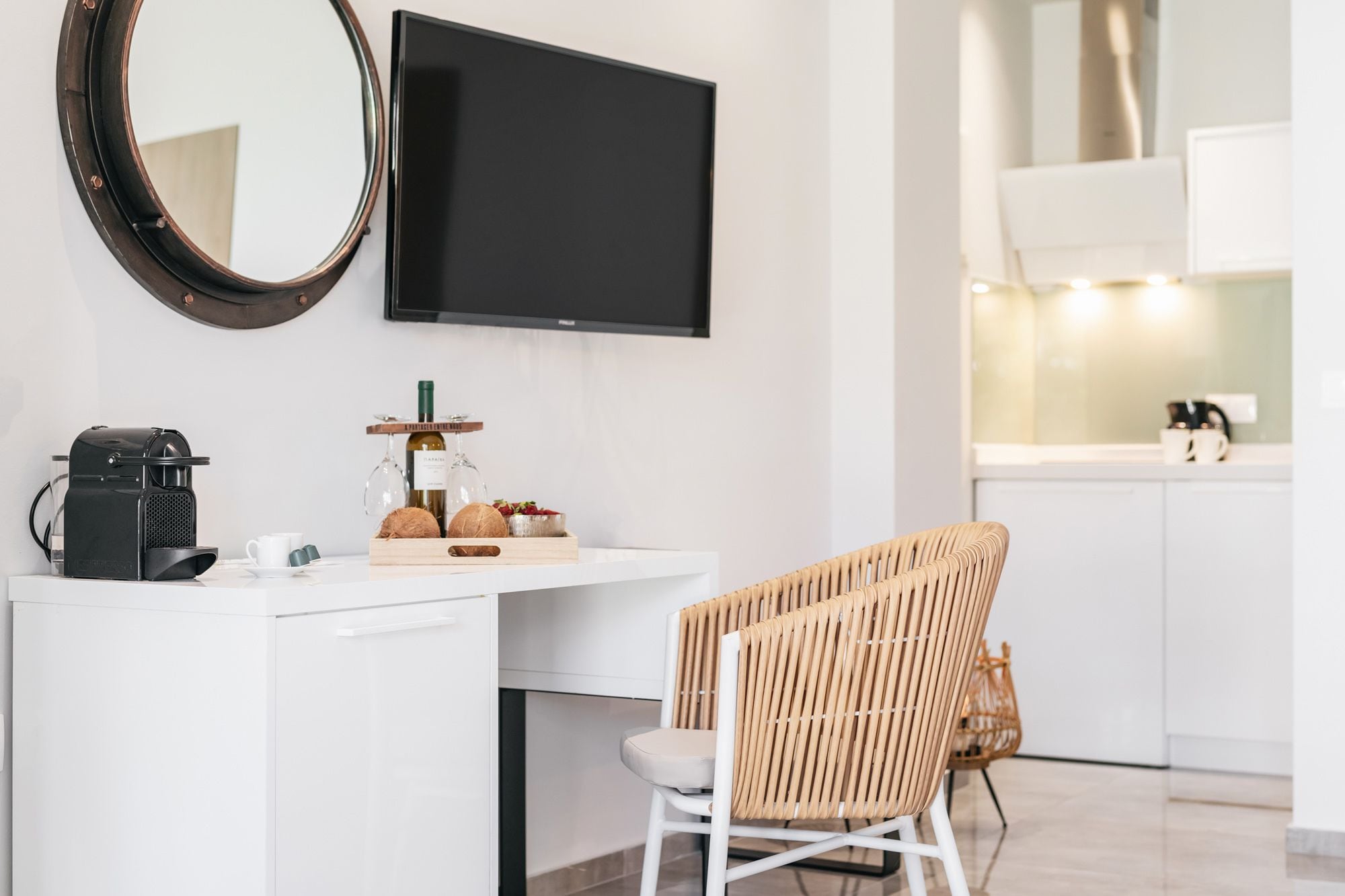 スーペリア ダブルルーム | 専用キッチン | 冷蔵庫、コンロ、エスプレッソマシン、コーヒー / ティーメーカー