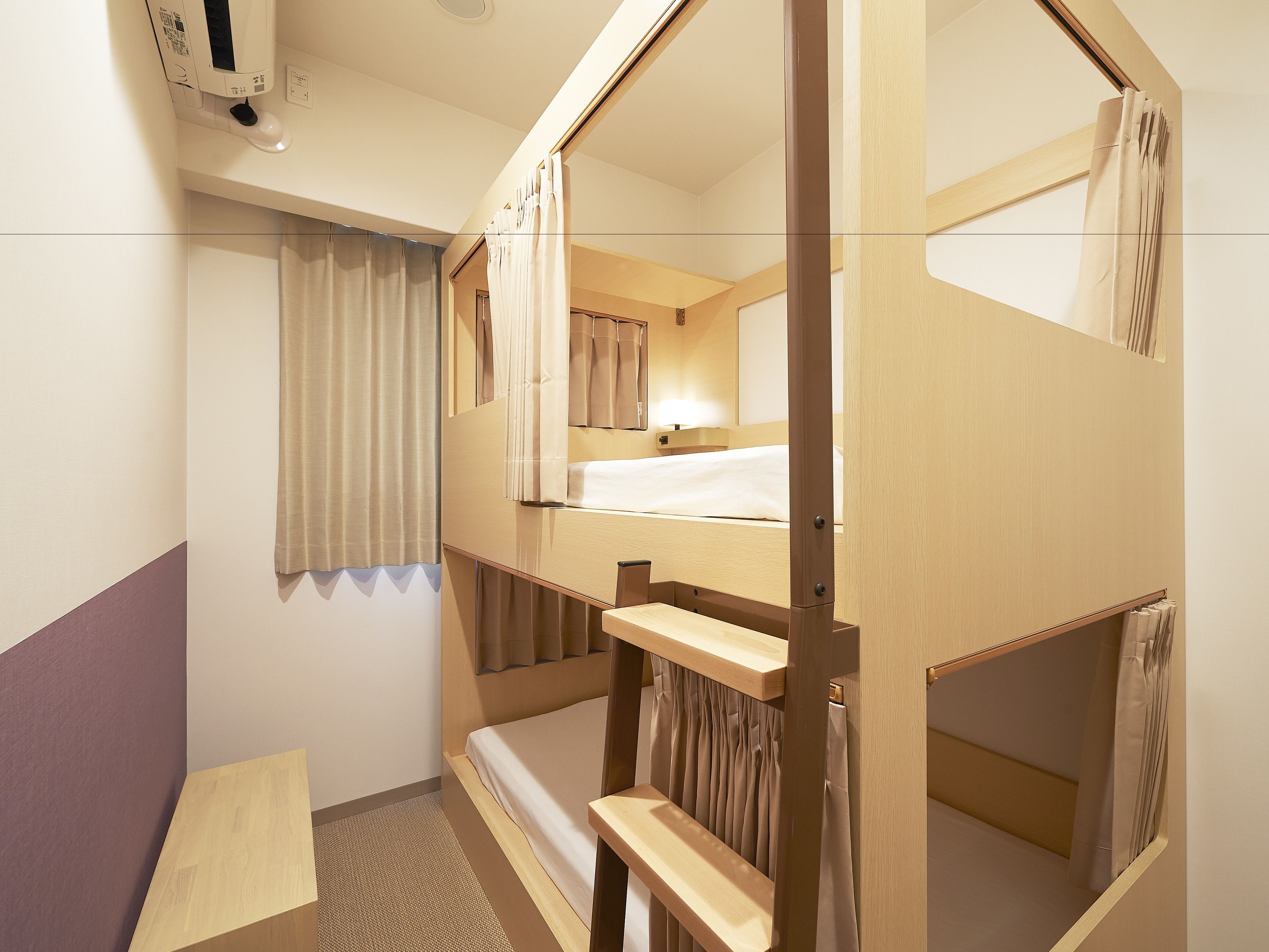 [female only] private bunk bed room with shared bathroom | free wifi