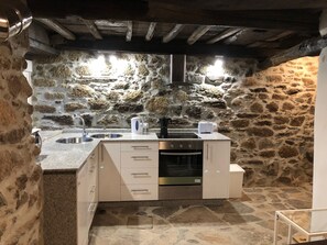 Panoramic Cottage, 2 Bedrooms, River View, Mountainside | Private kitchen