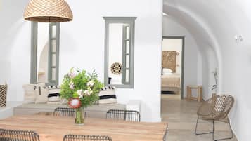 Casa tradicional, 2 quartos, piscina particular (Plunge) | Roupas de cama de algodão egípcio, roupas de cama premium