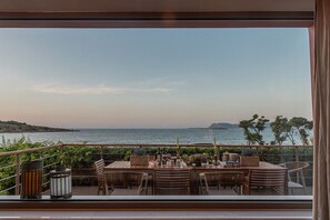 Villa, sjøutsikt | Terrasse/patio