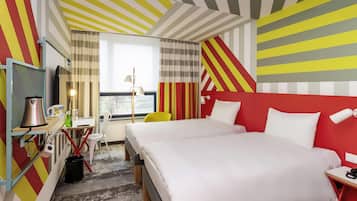 Chambre Standard, 2 lits une place | Bureau, rideaux occultants, chambres insonorisées, lits bébé (gratuits)