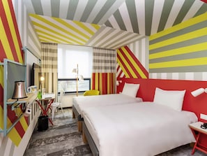 Standard Room, 2 Single Beds | Desk, blackout curtains, soundproofing, free cots/infant beds
