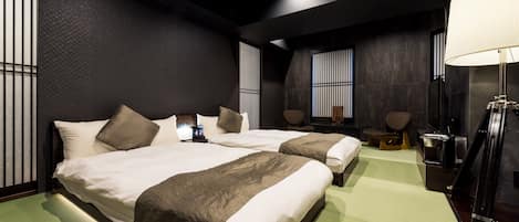 Chambre Deluxe avec lits jumeaux, plusieurs lits, niveau Exécutif