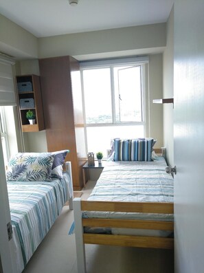 Departamento familiar | 2 habitaciones, caja de seguridad en la habitación y escritorio