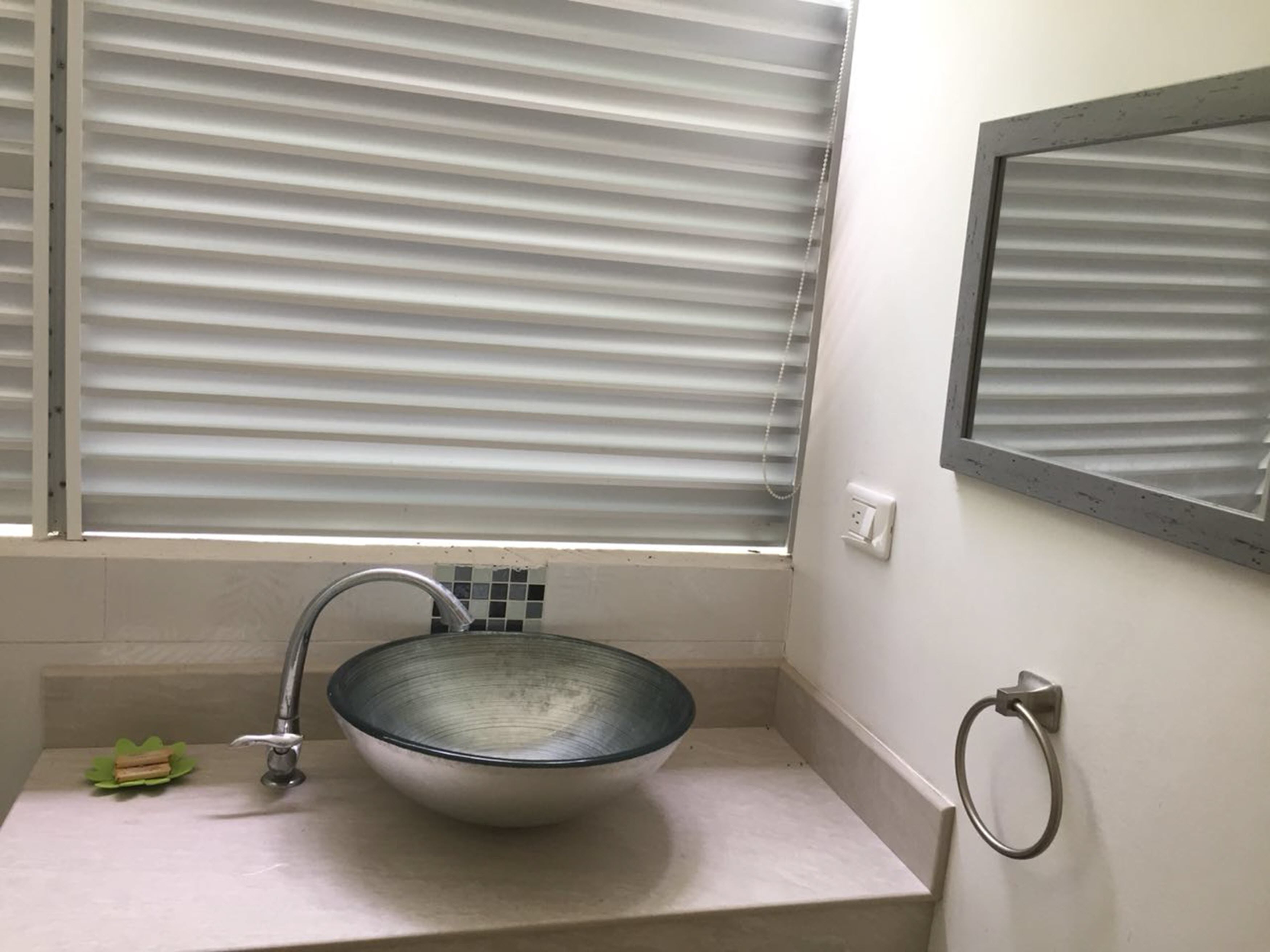 deluxe double room, terrace | bathroom sink