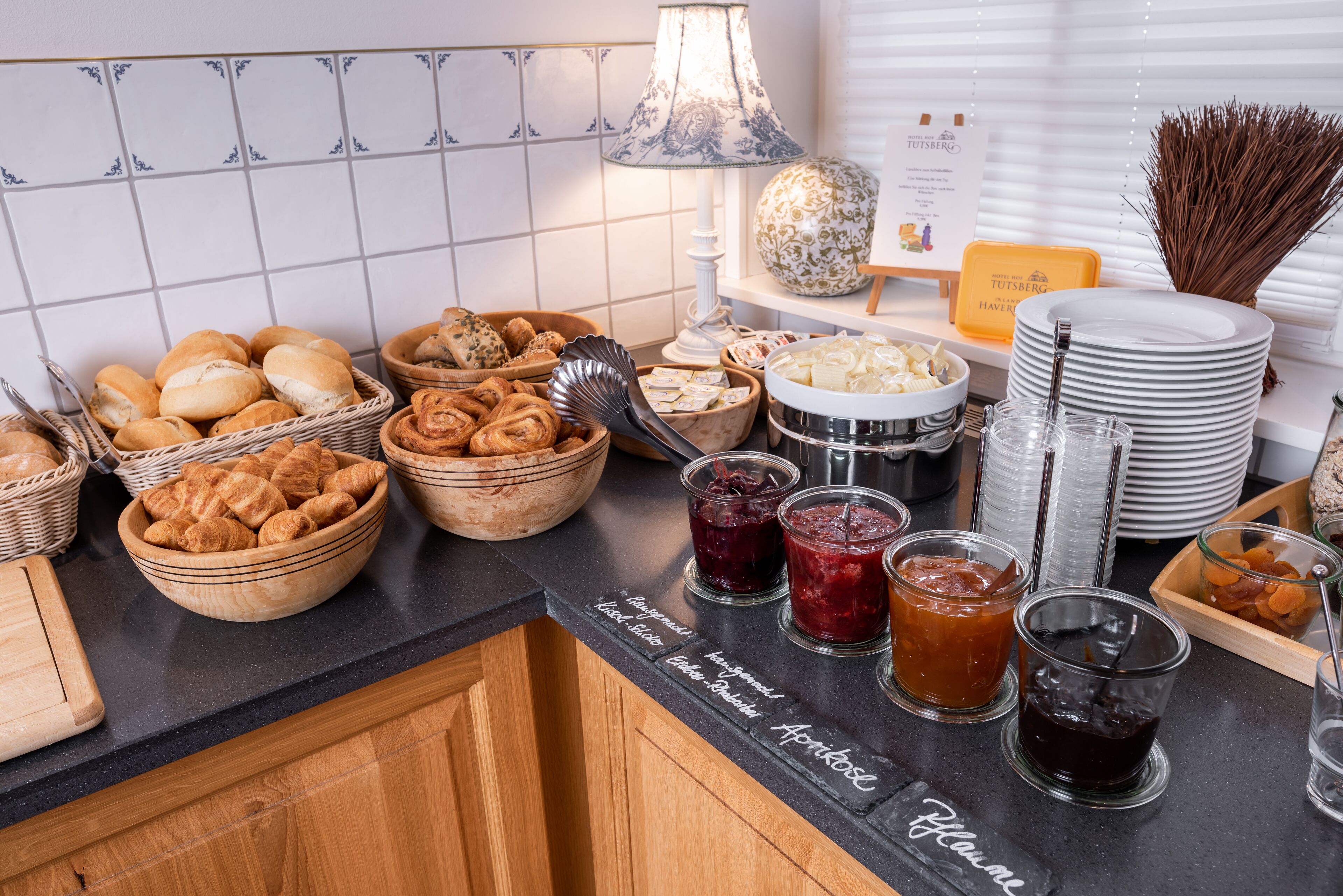 daily buffet breakfast (eur 13.50 per person)