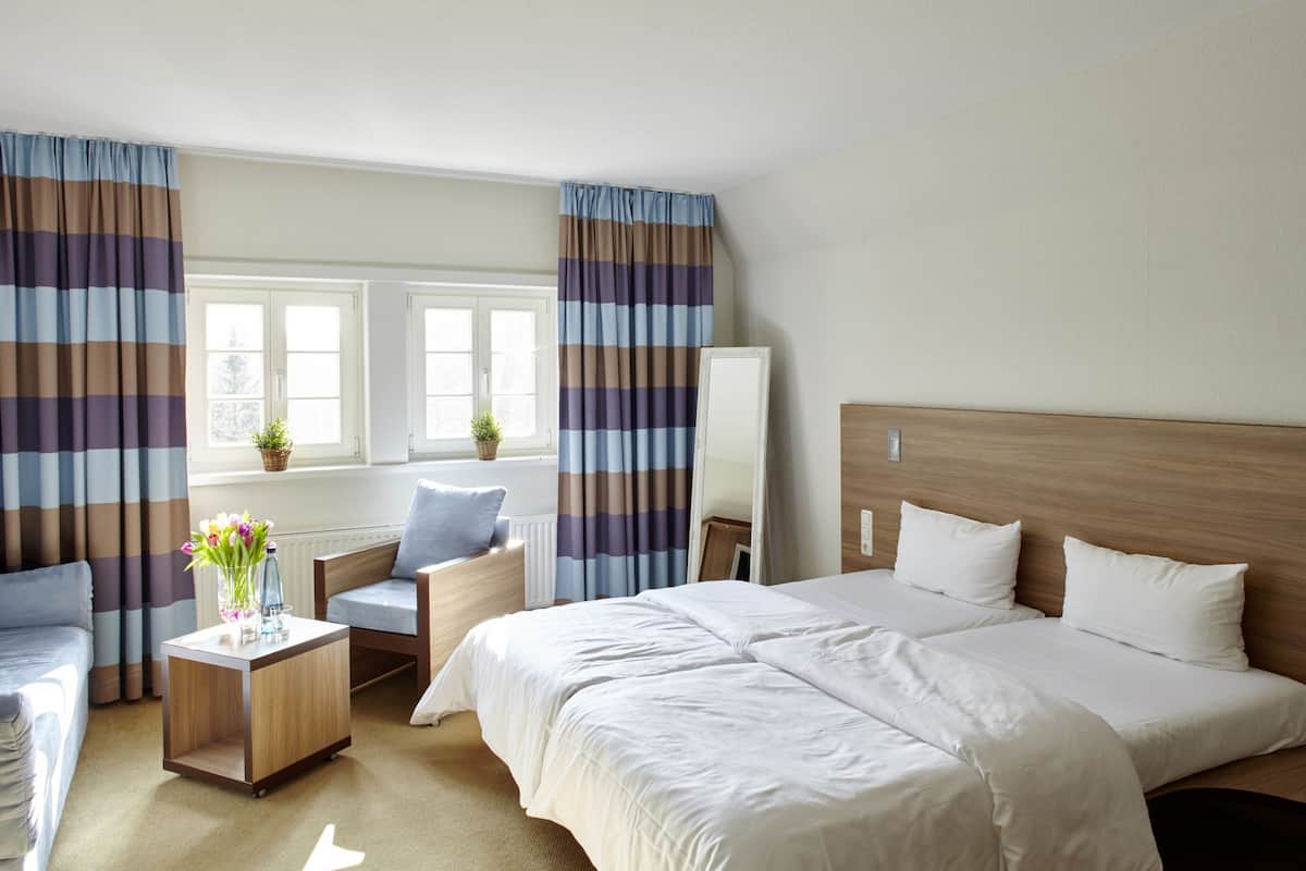 comfort double room (no pets allowed) | free wifi, bed sheets