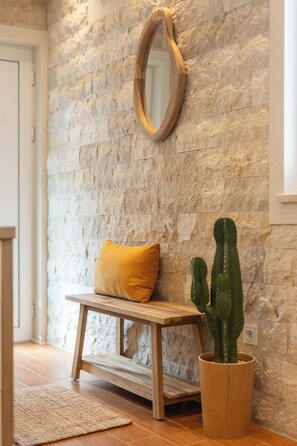 Apartment, 1 Bedroom, Terrace, Garden View | Living area | Flat-screen TV, DVD player - Apartments 42 North (Tivat)