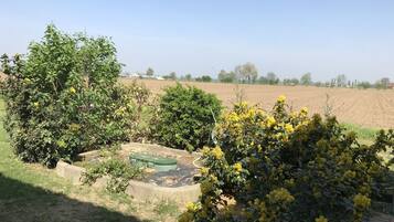 Blick von der Unterkunft