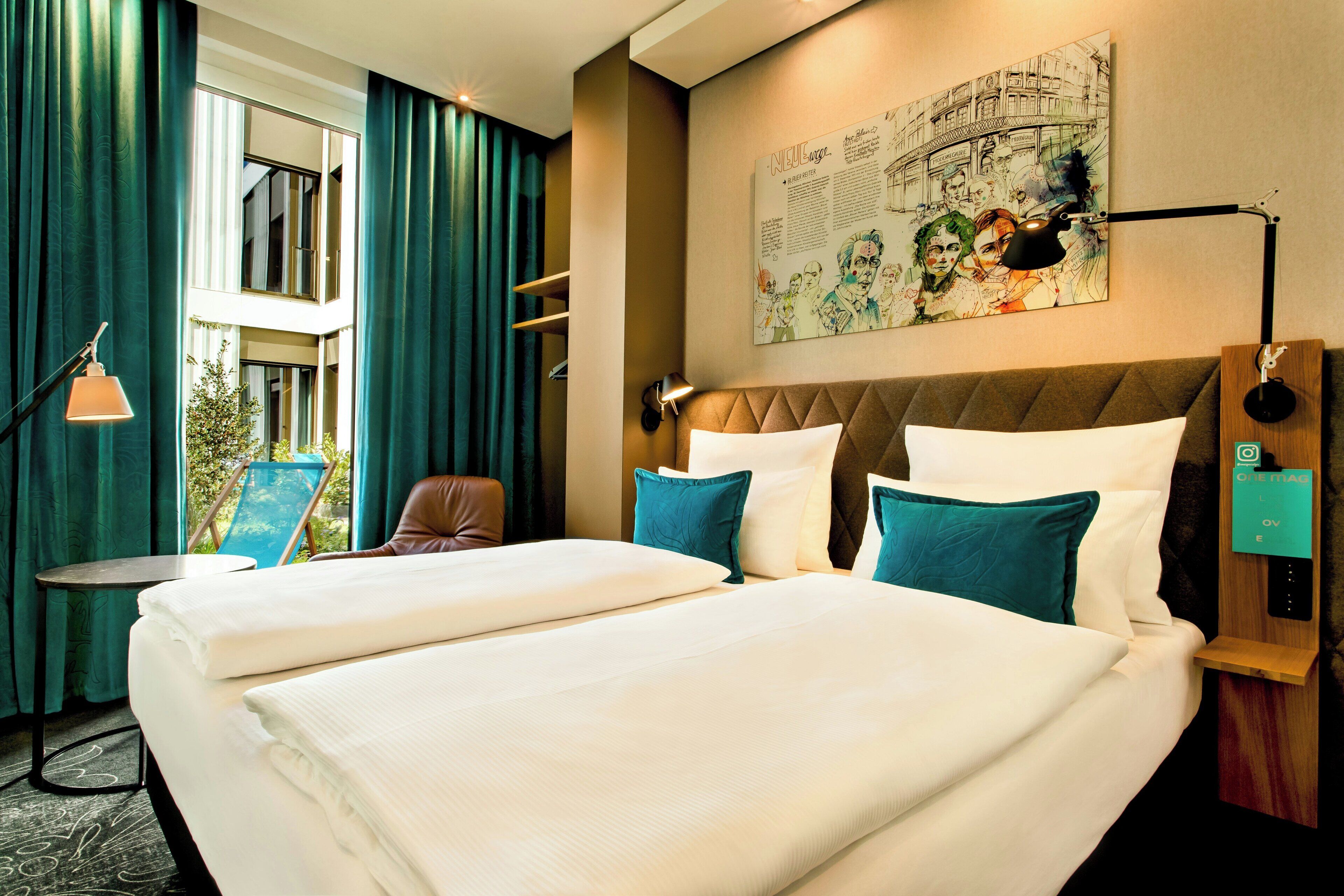 Premium bedding, in-room safe, desk, blackout curtains