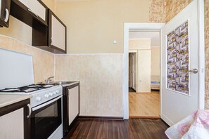 Apartment | Private kitchen - Apartment Hanaka on Mesherskiy 8 (Moscow)