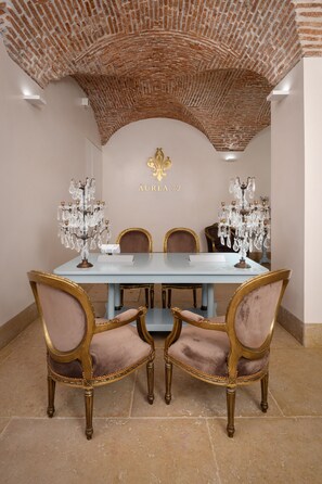 Sitteområde i lobbyen