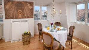 Duplex, 1 Bedroom | Private kitchen | Espresso maker, fridge, microwave, oven - Aurea Once Upon a House (Lisbon)