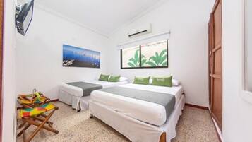 四人房 | 1 多间卧室、客房内保险箱、免费 WiFi、床单