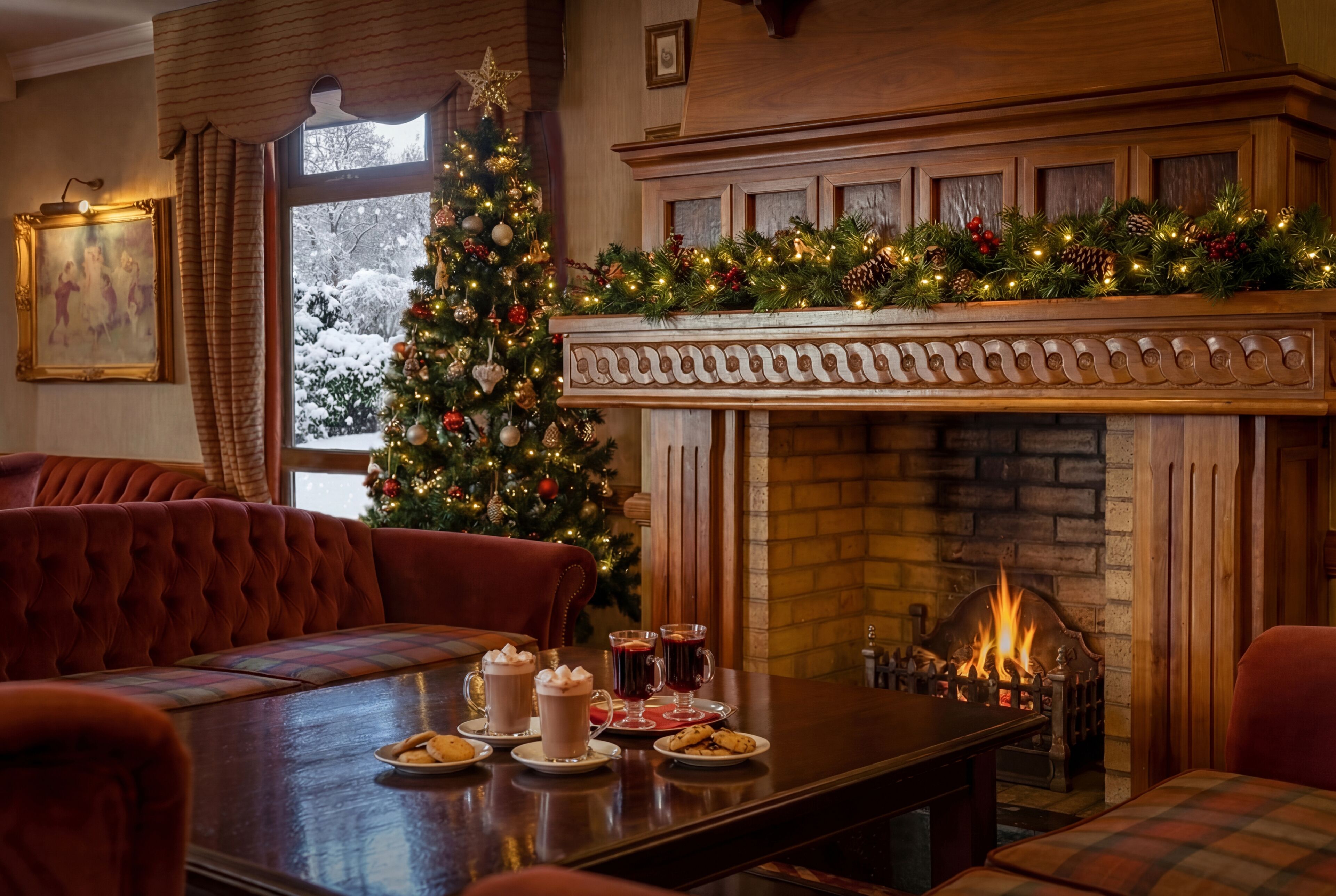 Sala de estar en el lobby