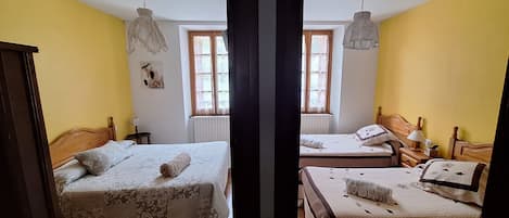 Quadruple Room | Down comforters, individually decorated, blackout drapes