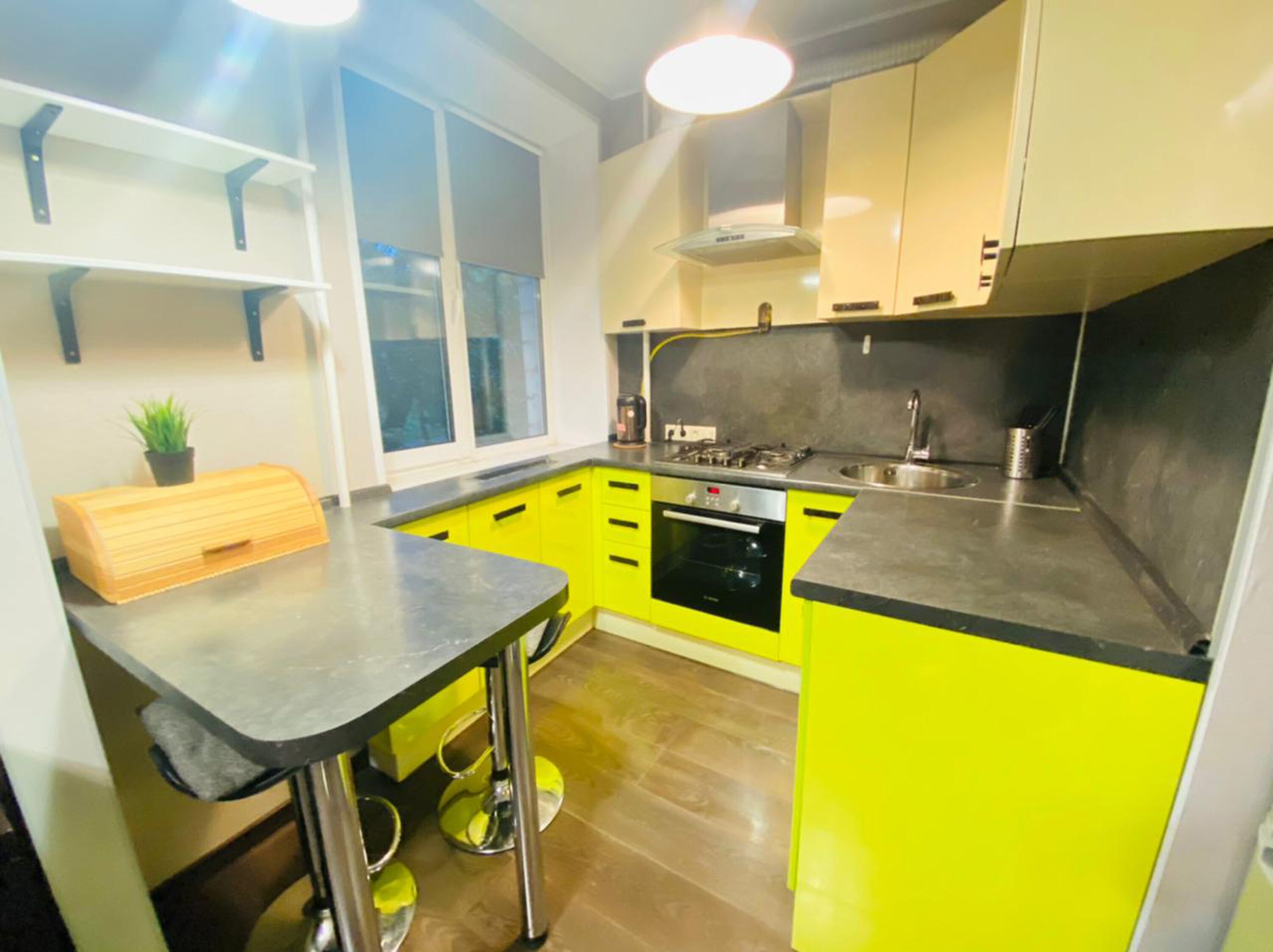 Standard-Doppelzimmer | Eigene Küche | Kühlschrank, Mikrowelle, Ofen, Herdplatte