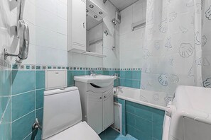 Bathroom - Apartment Hanaka Zeleniy 83-3 (Moscow)