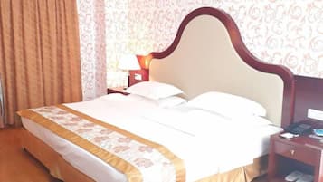 Suite | 1 soveværelse, dundyner, senge med topmadrasser, pengeskab på værelset