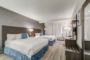 Estudio, 2 camas Queen size | Sábanas de algodón egipcio y ropa de cama de alta calidad
