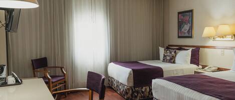 In-room safe, desk, blackout drapes, soundproofing