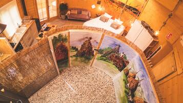 Bureau, lits bébé (gratuits), Wi-Fi gratuit, draps fournis