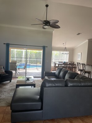 Smart TV, DVD player, books