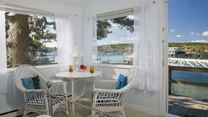 Cottage (Deck House) | Living area - Pier One Vacation Rentals (Southwest Harbor)