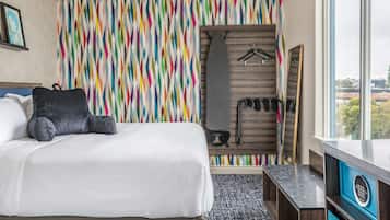 Surmatelas, coffres-forts dans les chambres, rideaux occultants