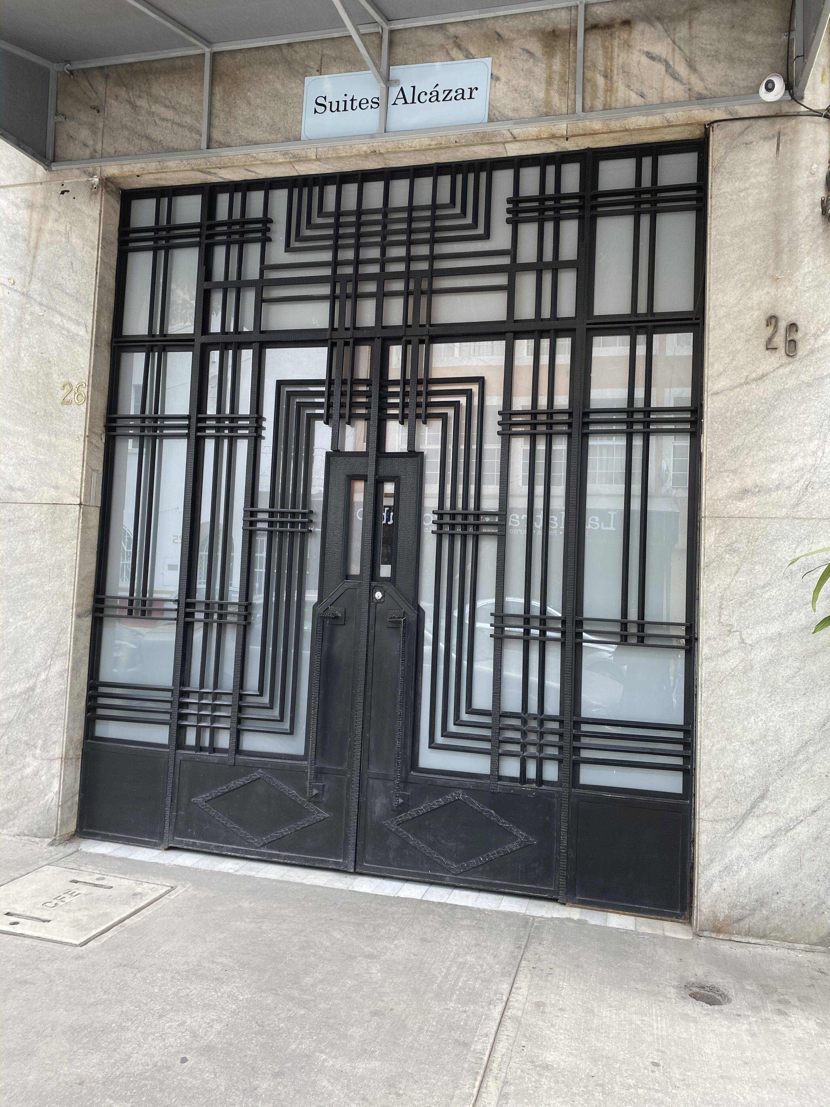 Entrée de l’hébergement