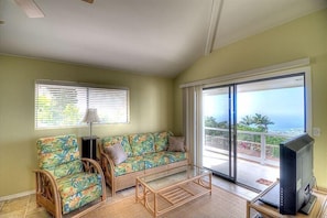 TV, DVD player, books