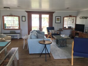Smart TV, DVD player, toys, books