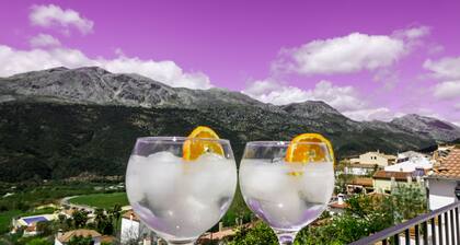 Die beste Terrasse der Serranía de Ronda, Emerald Pool: Casa Martijín
