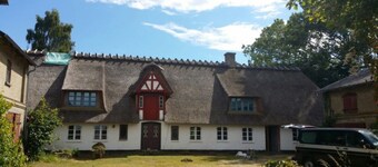 Ferienhof KRONBORG directly on the water: Bright garden apartment with WLAN