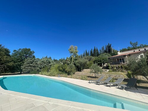 Comfortable villa - heated pool -Calme Park clôturé--assured Near town