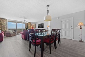 Dining - Large Elegant Condo with Waterway View, Onsite Day Spa | Yacht Club Villas - 1-1004 (North Myrtle Beach)