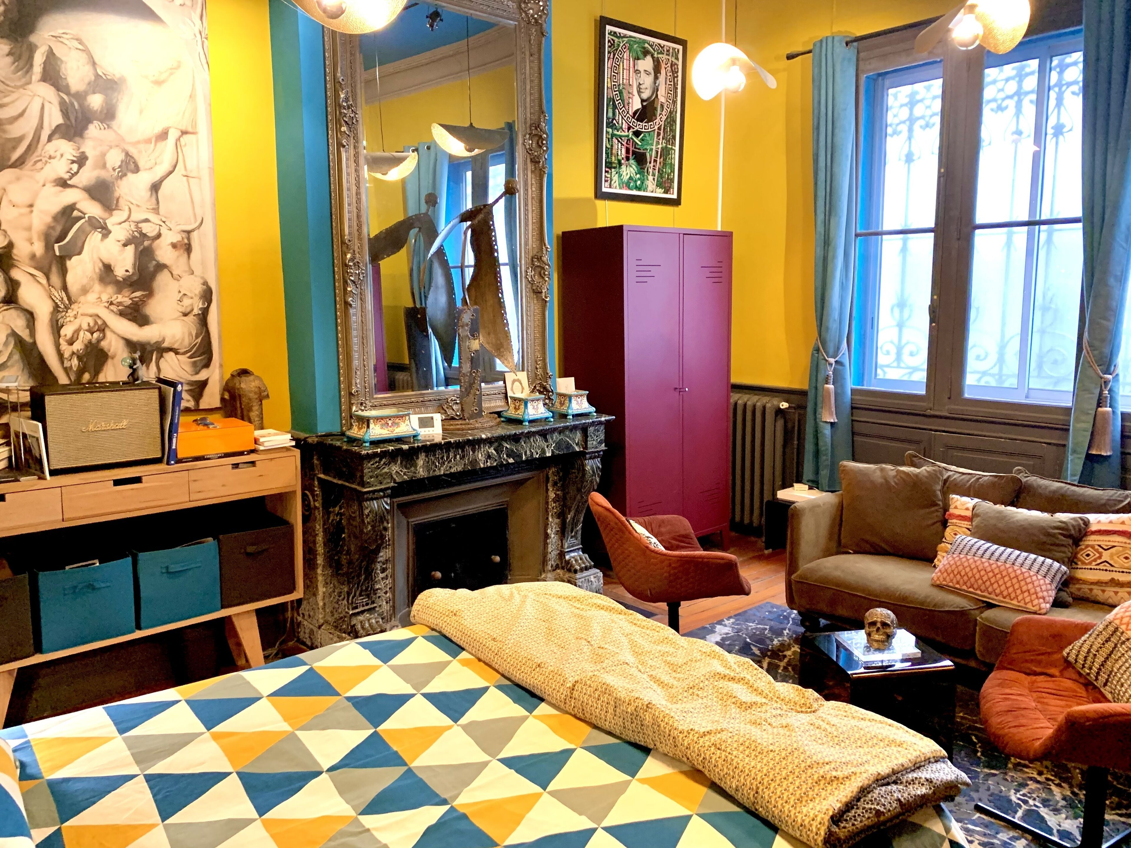 2 chambres, fer et planche à repasser, Wi-Fi gratuit, draps fournis
