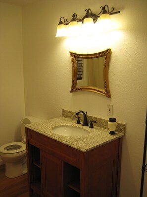 Combined shower/bathtub, jetted bath, hair dryer, towels - Trabucco Trails - Stargaze near Yosemite (Mariposa)
