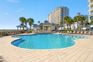 Pool - DIRECT BEACHFRONT, INCREDIBLE VIEWS, COZY DECOR, TONS OF AMENITIES! (Gulf Shores)
