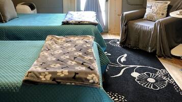 1 soverom, skrivebord, strykejern/-brett og wi-fi (inkludert)